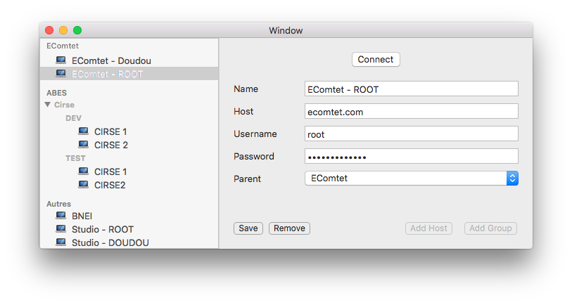 SSH Manager